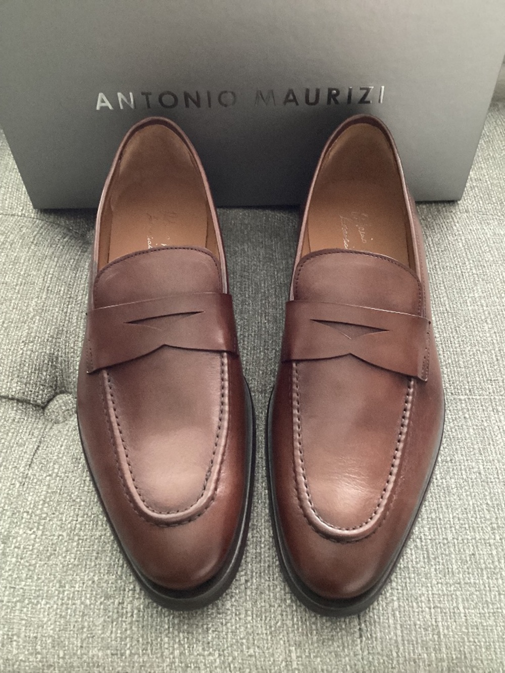 ANTONIO MAURIZI Penny Loafer, size 9 US / 42 EU